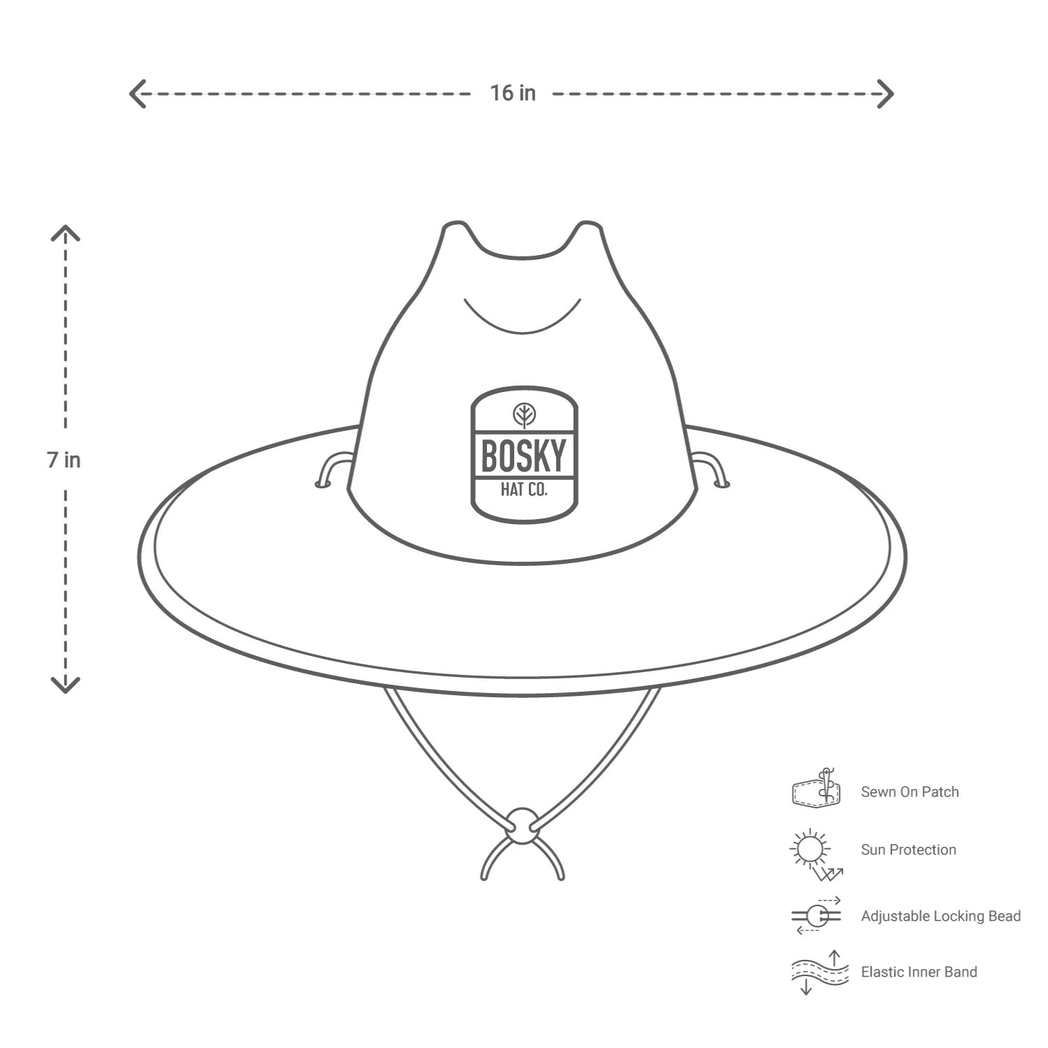 Back in Black Matte Beach Lifeguard Straw Hat